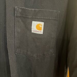 Carhartt Men's Dark Gray Pocket Sleeve Tee